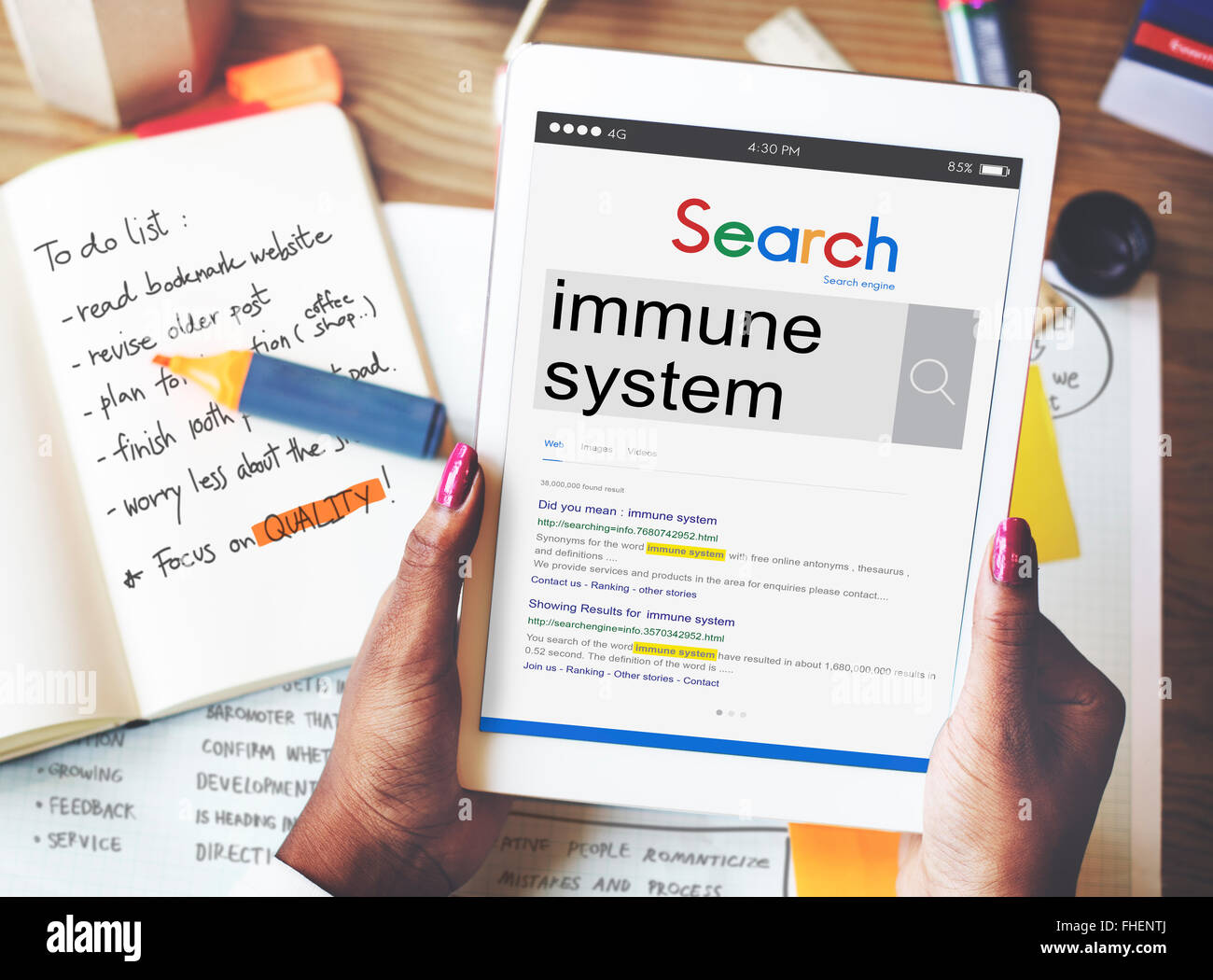 Immune System Healthcare Disease Antibody Concept Stock Photo