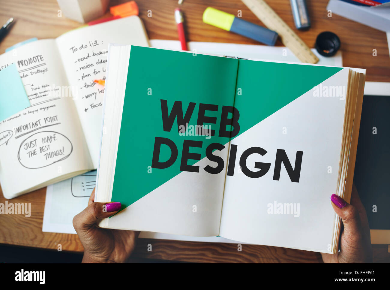 Notepad design hi-res stock photography and images - Alamy