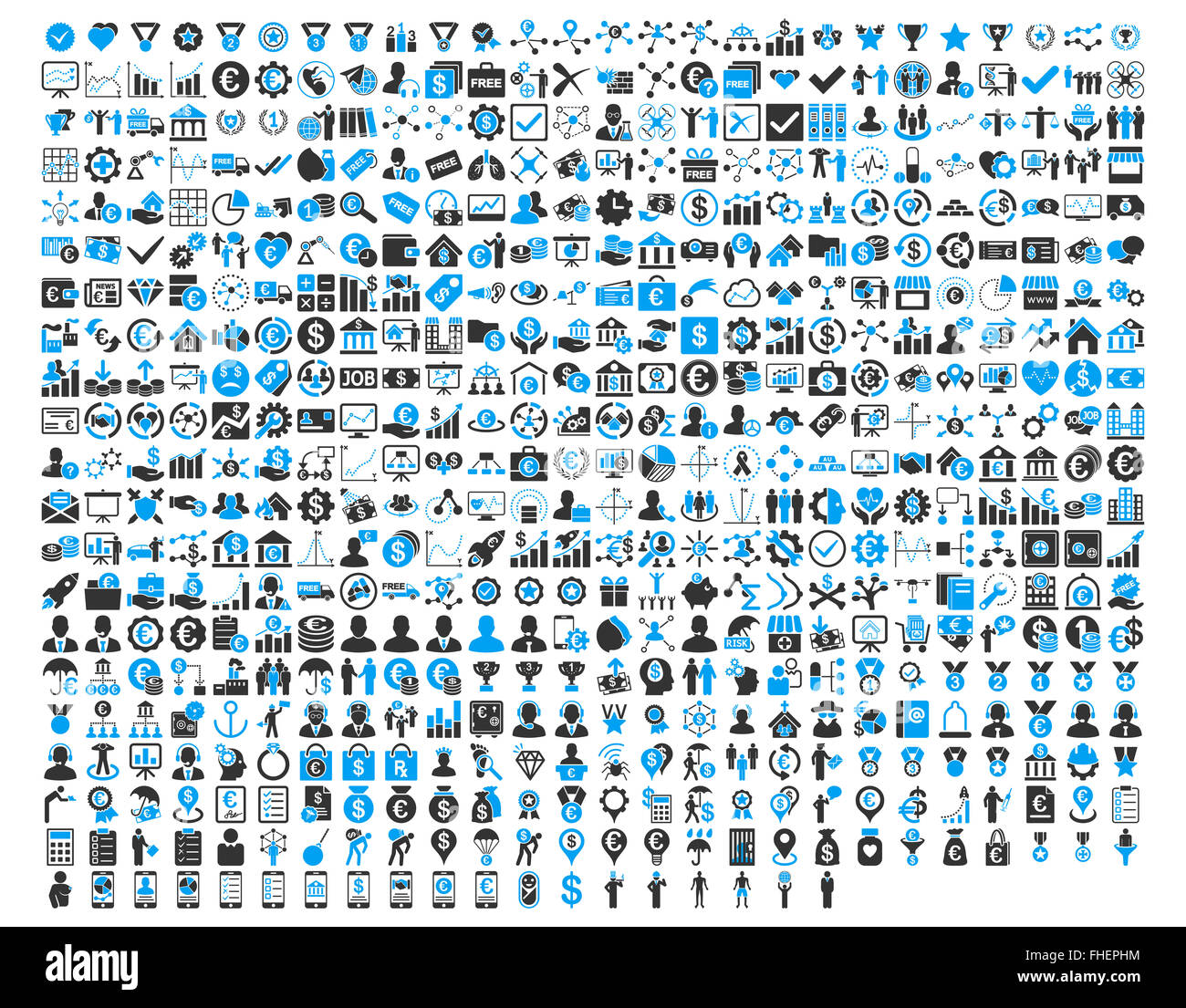 Application Toolbar Icons Stock Photo
