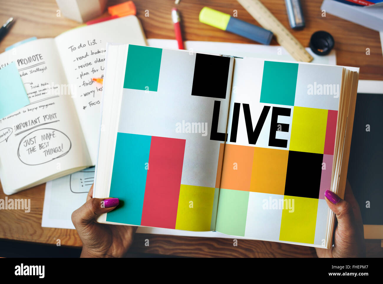 Live Lifestyle Life Alive Balance Concept Stock Photo Alamy