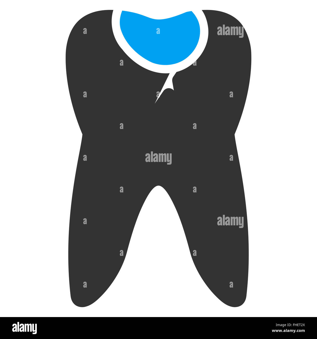 Tooth Caries Icon Stock Photo - Alamy