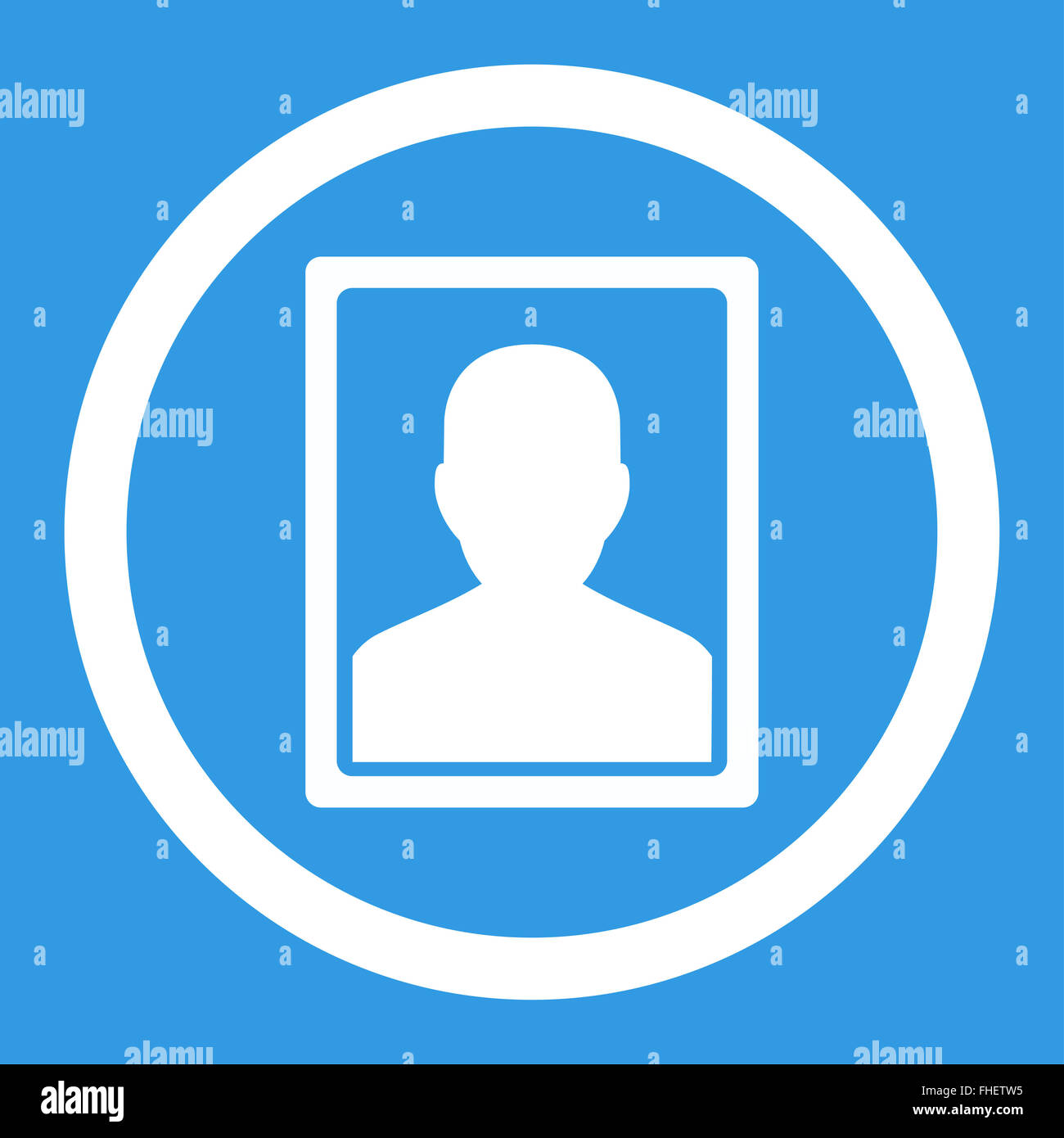 Patient Portrait Rounded Vector Icon Stock Photo - Alamy