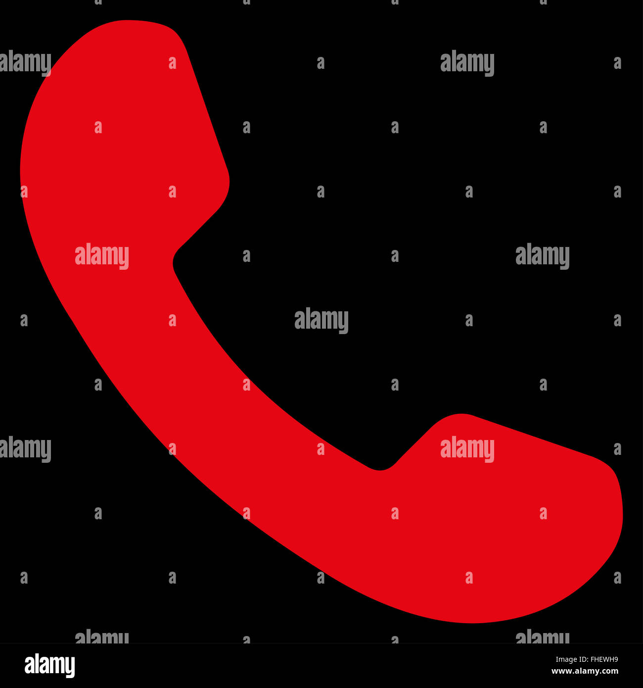 Phone Receiver Icon Stock Photo Alamy