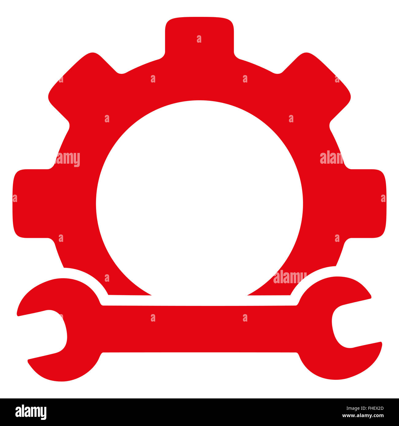 Service Tools Icon Stock Photo - Alamy