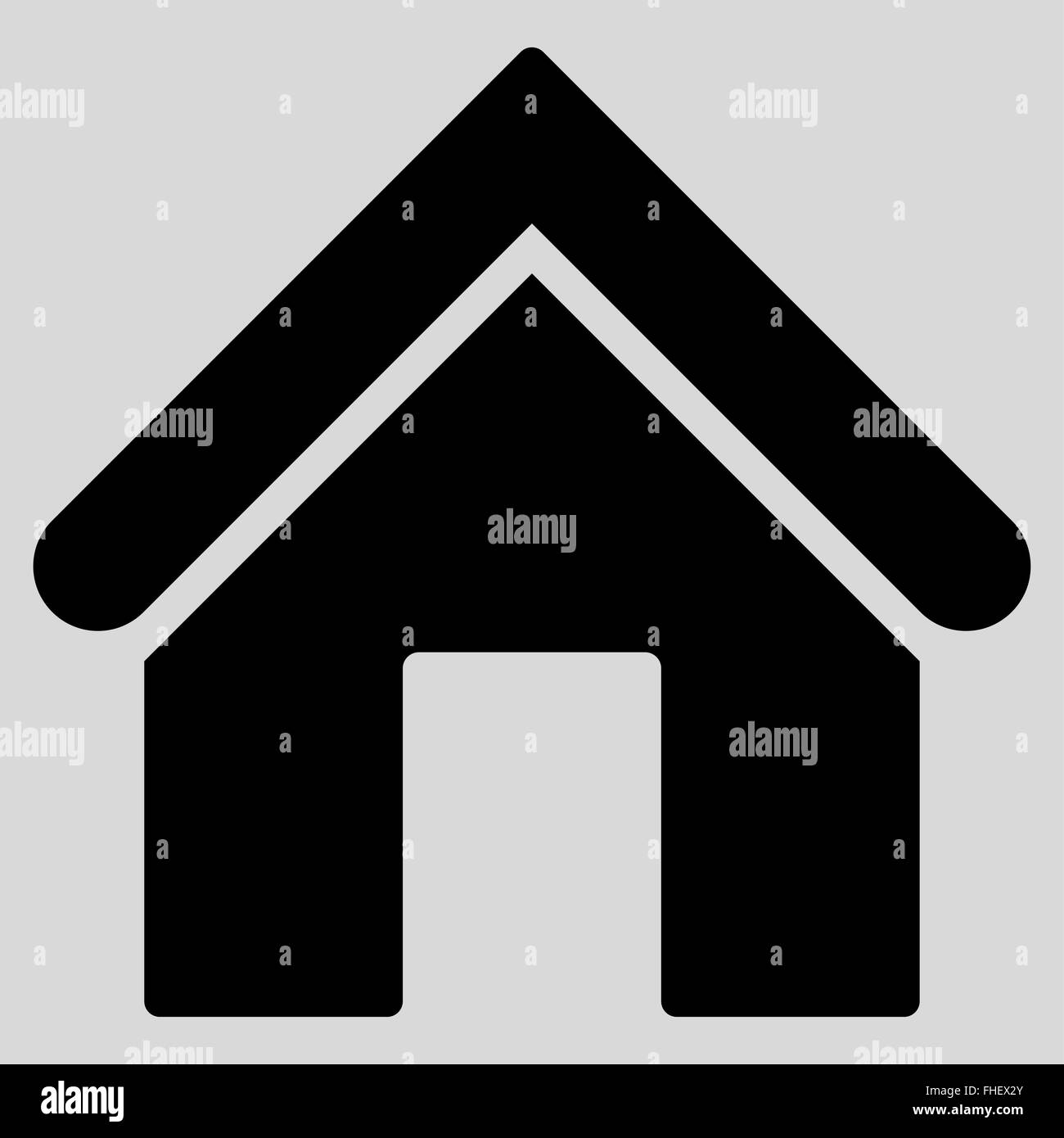Home flat black color icon Stock Photo - Alamy