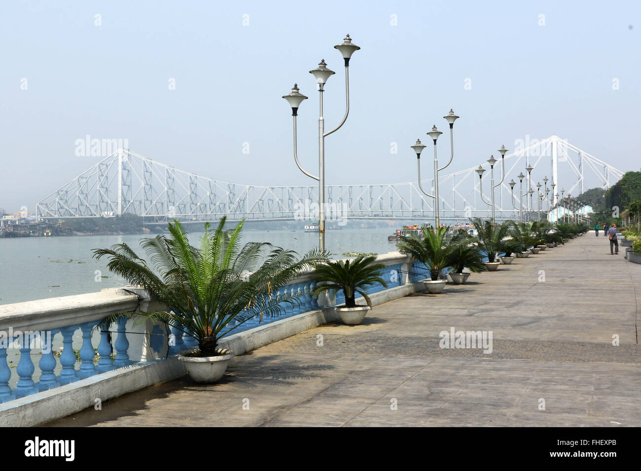 Calcutta. The Hooghly. Pontoon bridge Francis Frith V&A Explore The