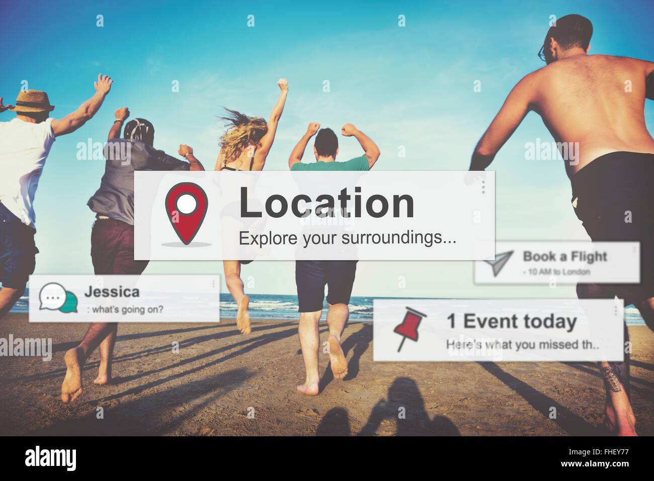 Location Journey Travel Destination Concept Stock Photo - Alamy