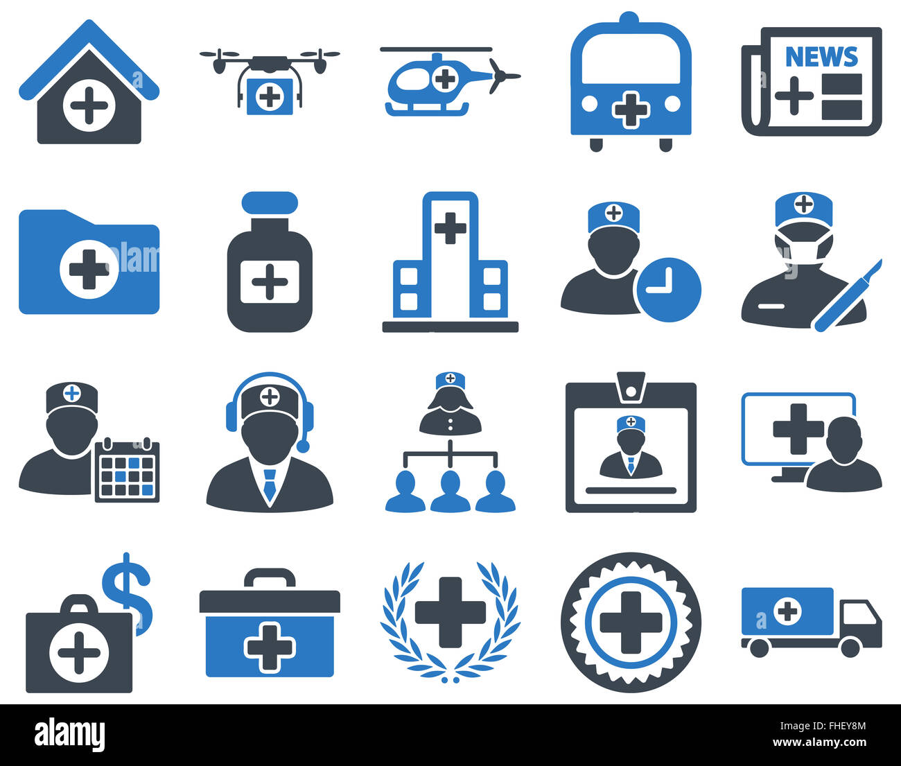 Medical icon set Stock Photo - Alamy