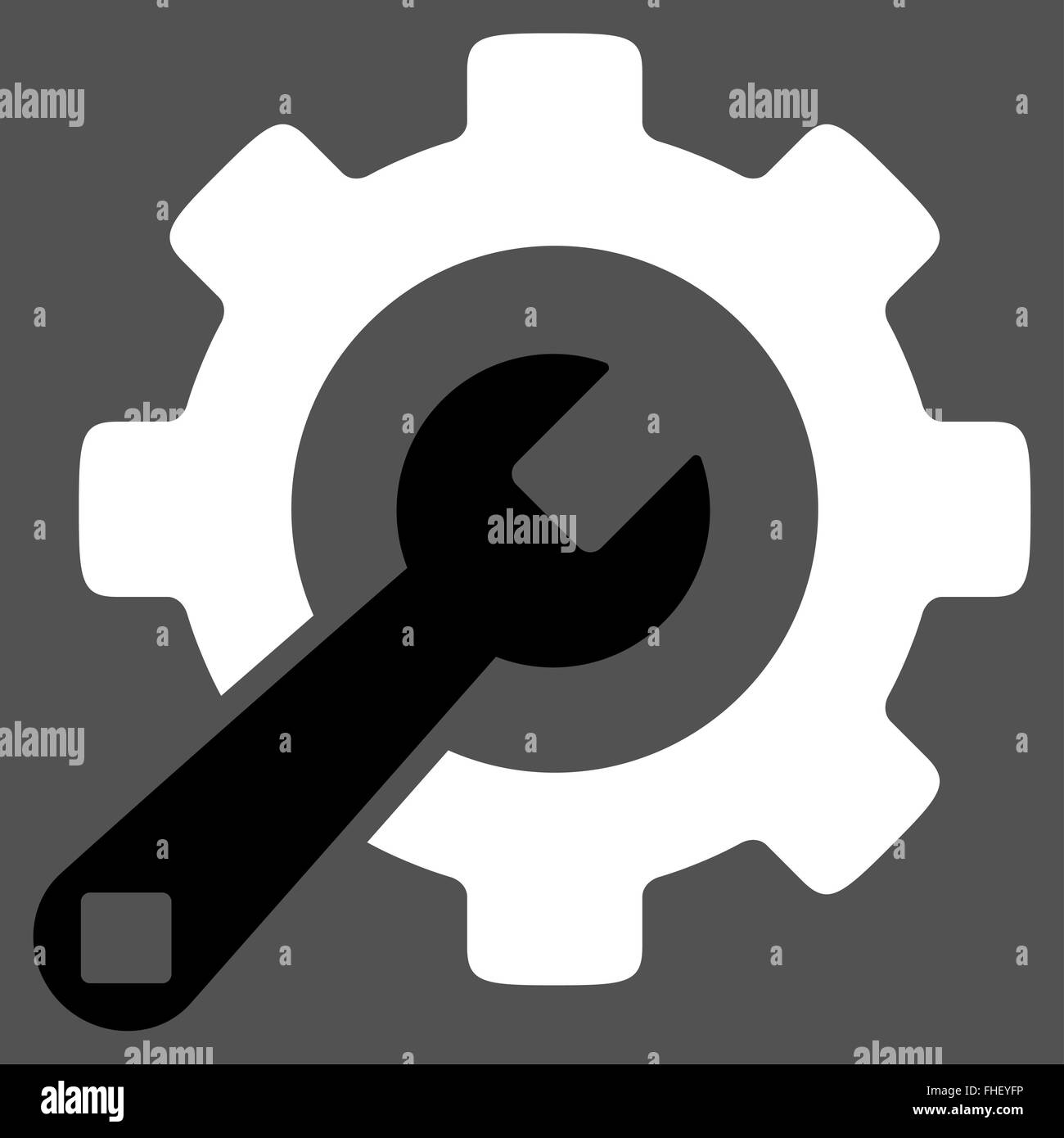 Service Tools Icon Stock Photo - Alamy