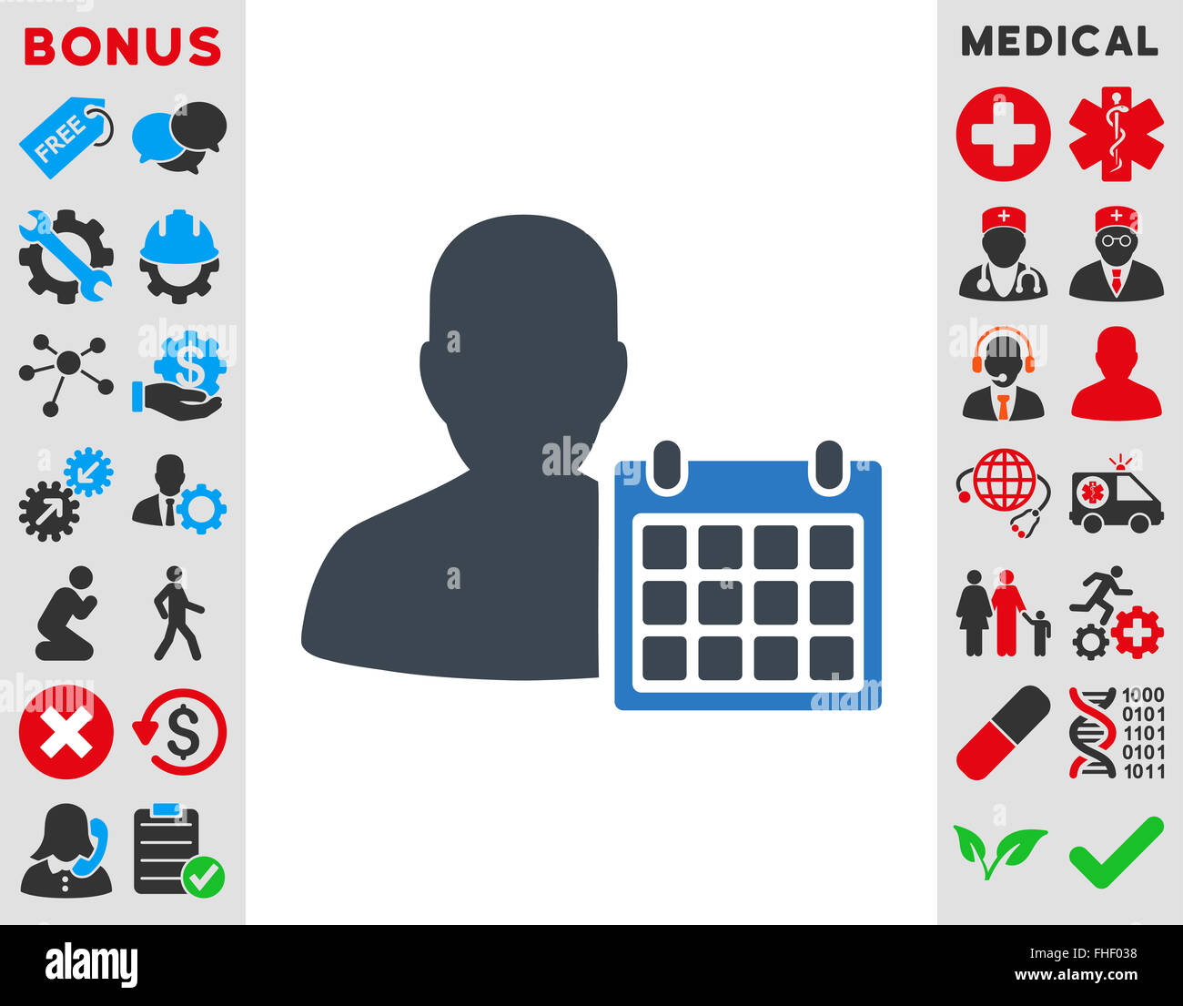 Patient Calendar Icon Stock Photo - Alamy