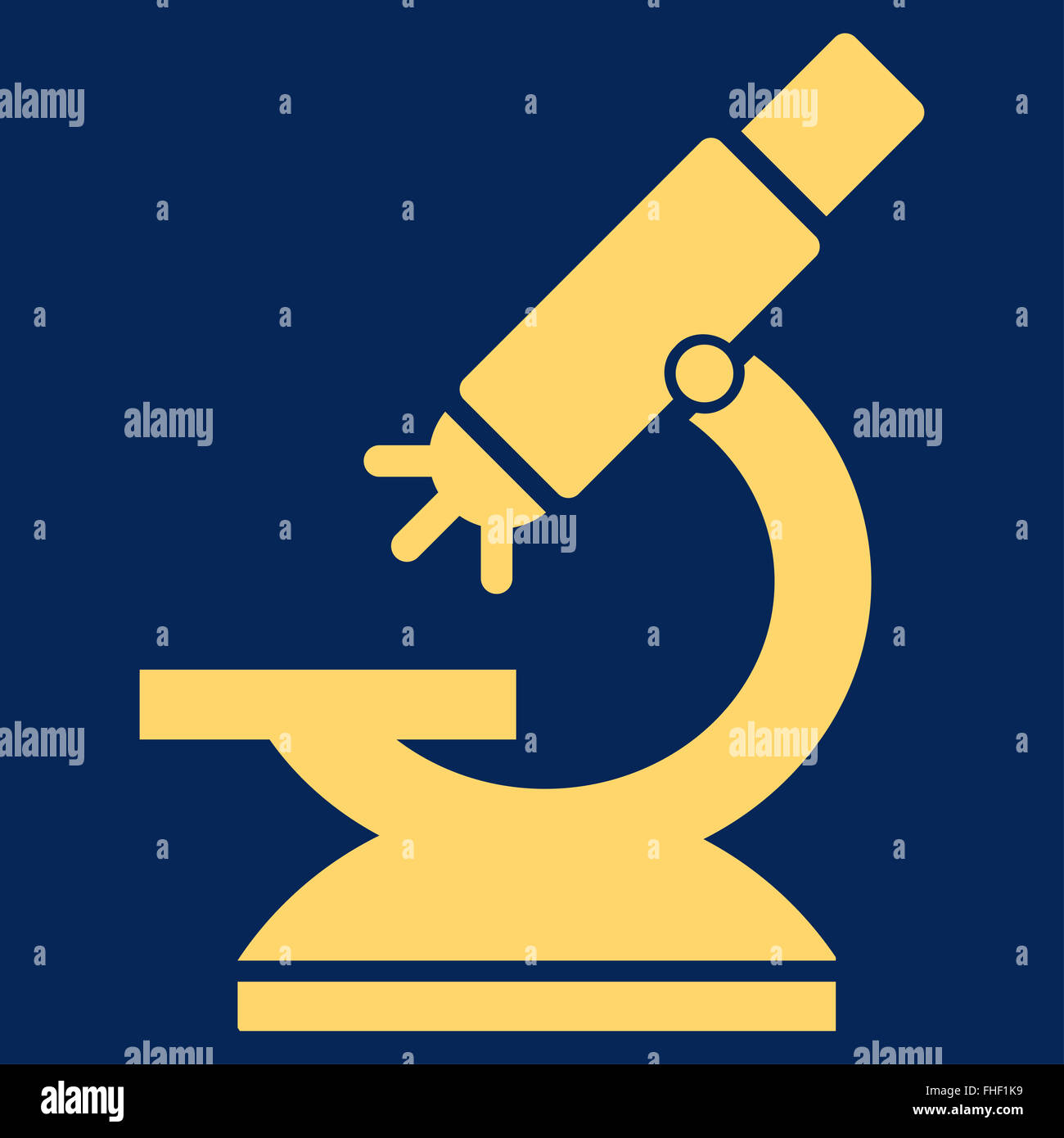 Labs Microscope Flat Icon Stock Photo - Alamy