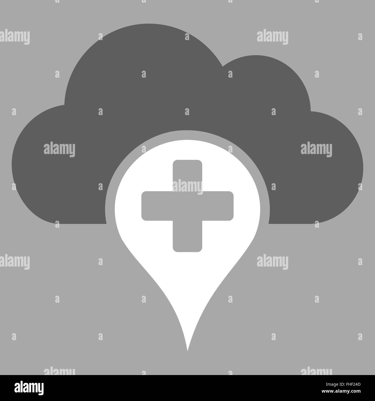 Medical Cloud Icon Stock Photo