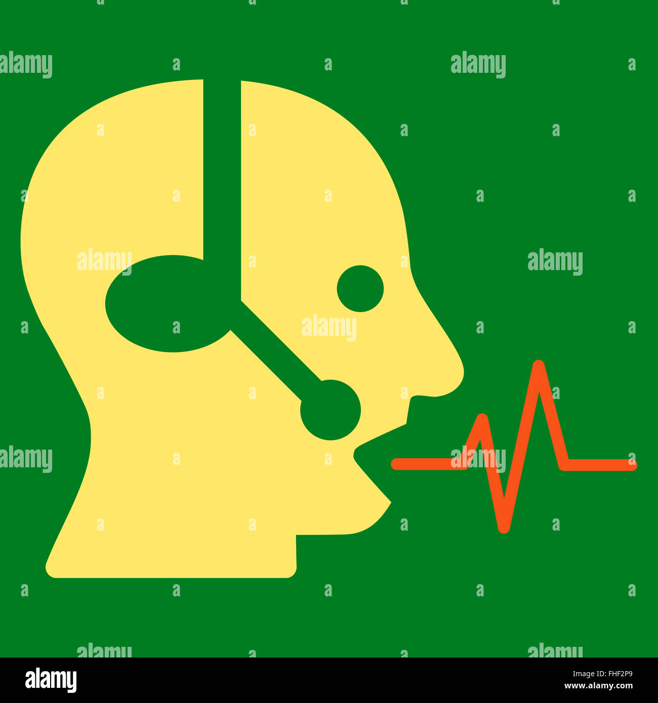 Operator Signal Icon Stock Photo - Alamy