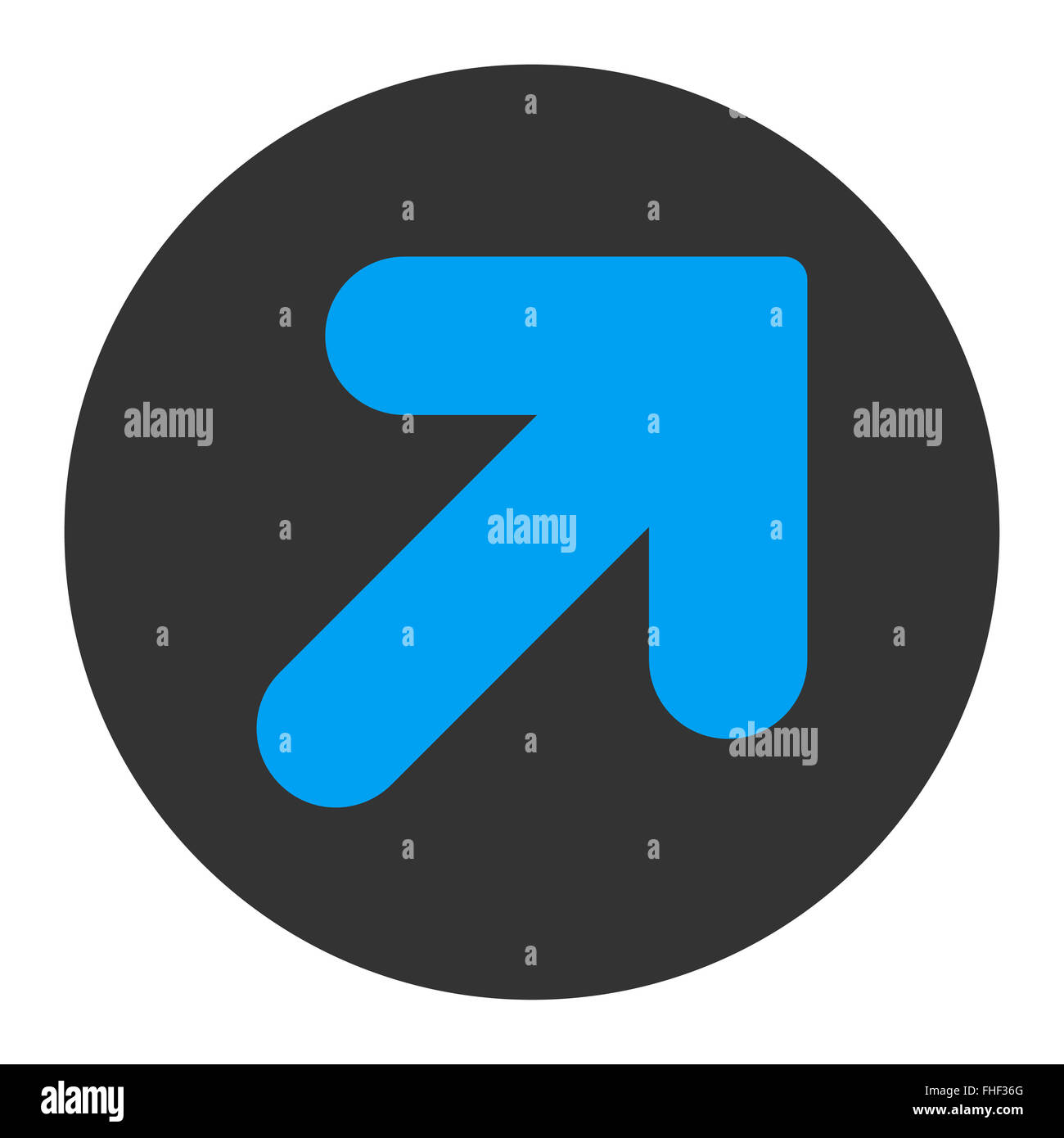 Arrow right flat blue colors hi-res stock photography and images - Alamy