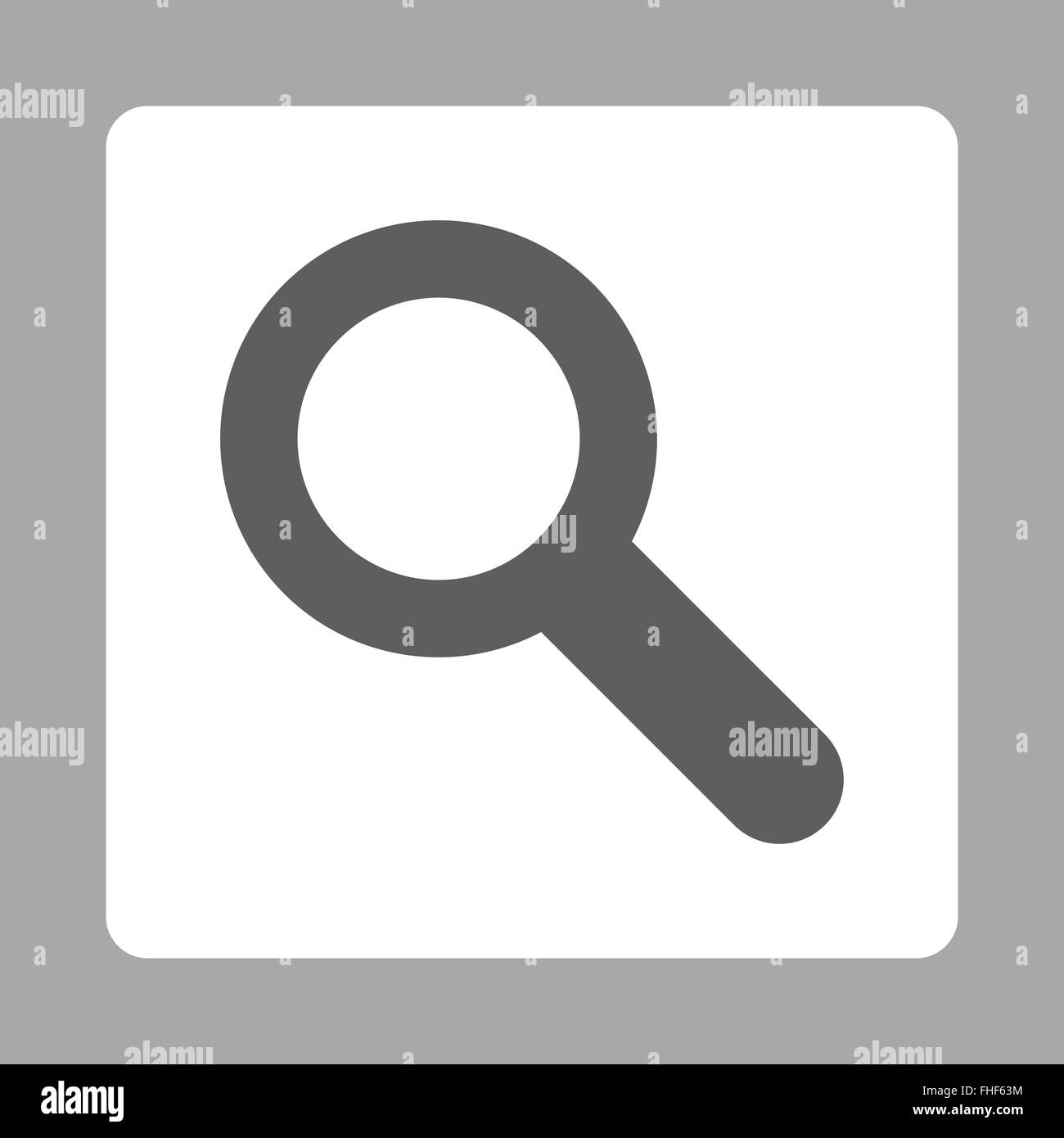 Search flat dark gray and white colors rounded button Stock Photo - Alamy