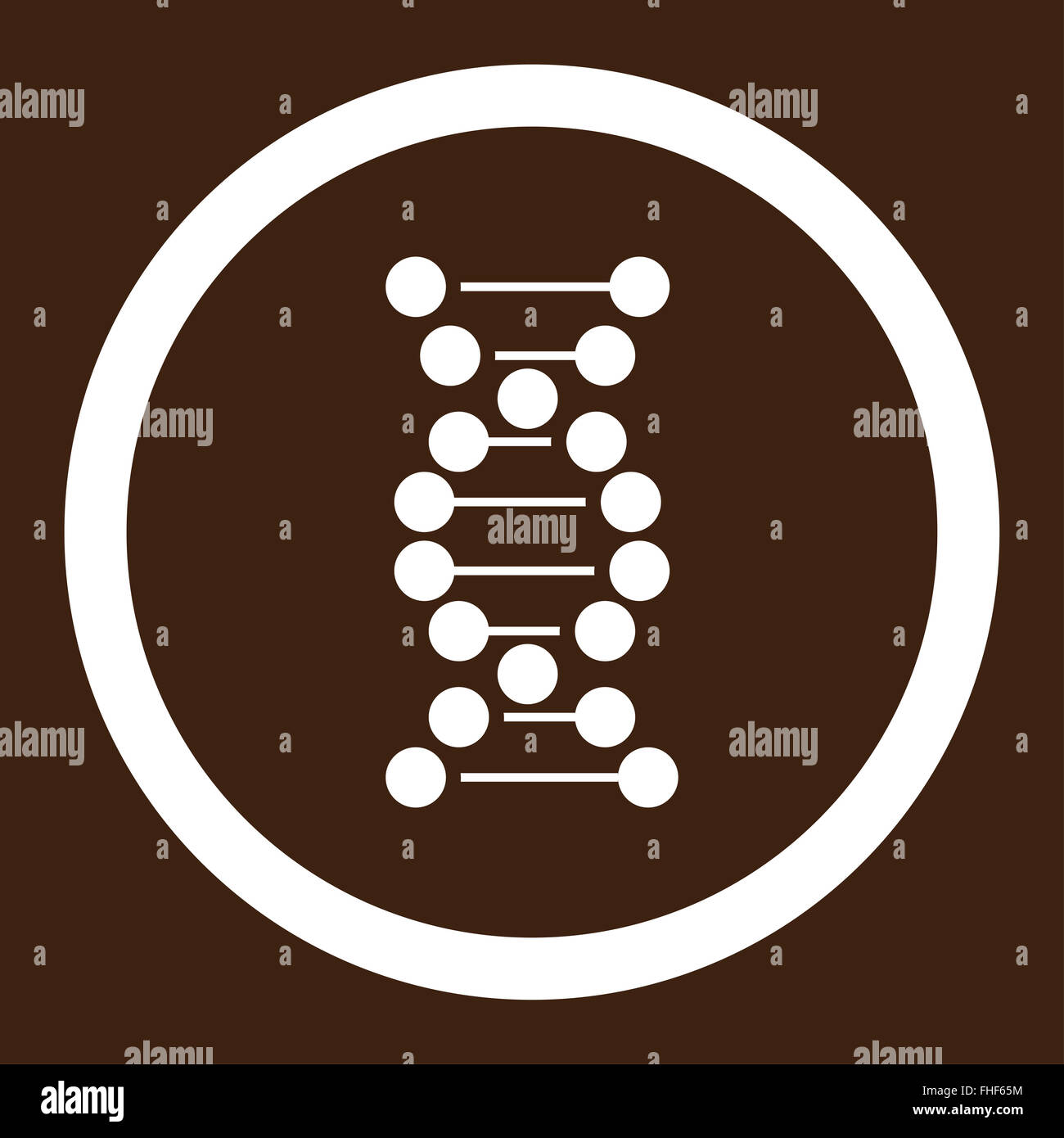 DNA Rounded Vector Icon Stock Photo - Alamy