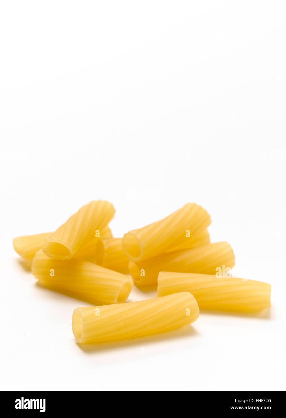 Isolated penne Pasta Stock Photo
