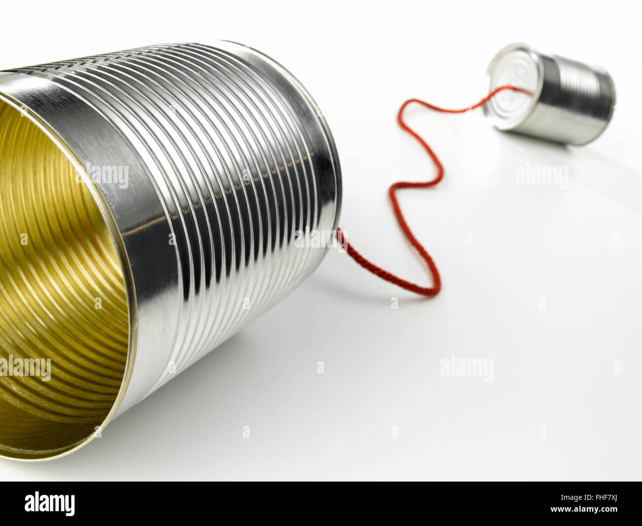 Can and string telephone hires stock photography and images Alamy