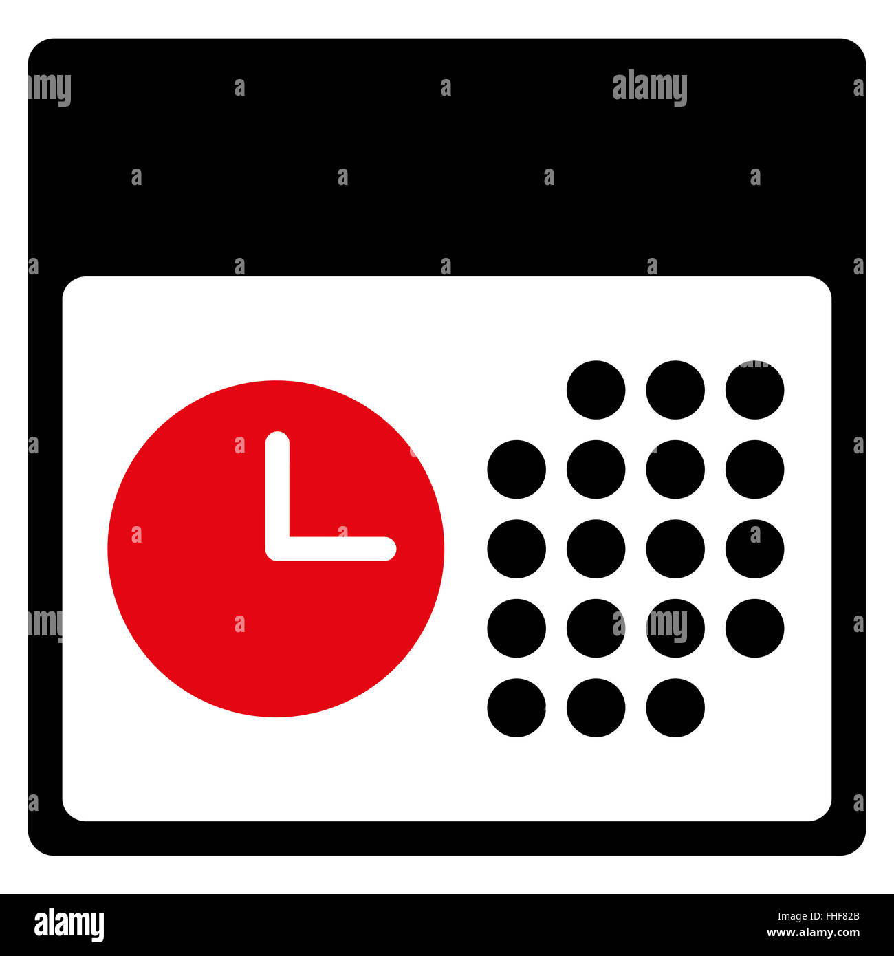 Time And Date Icon Stock Photo - Alamy