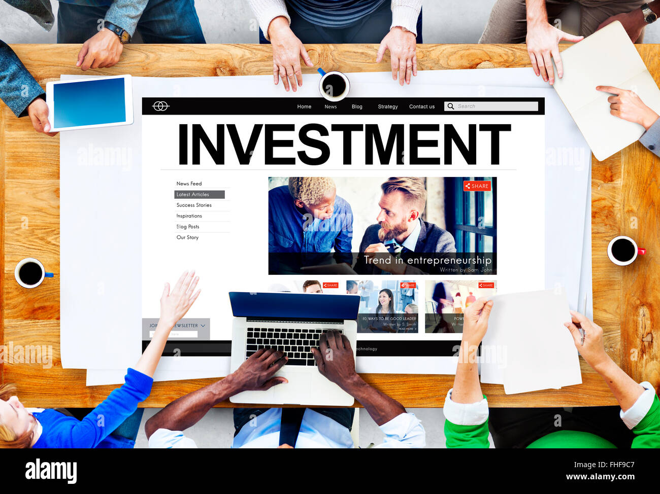 Invest Investment Profit Revenue Economy Concept Stock Photo Alamy