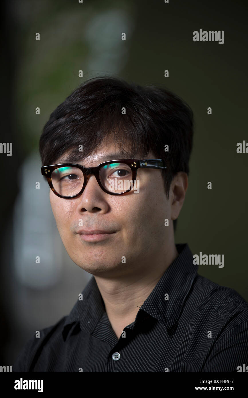 Acclaimed South Korean author Young-ha Kim, pictured at the Edinburgh