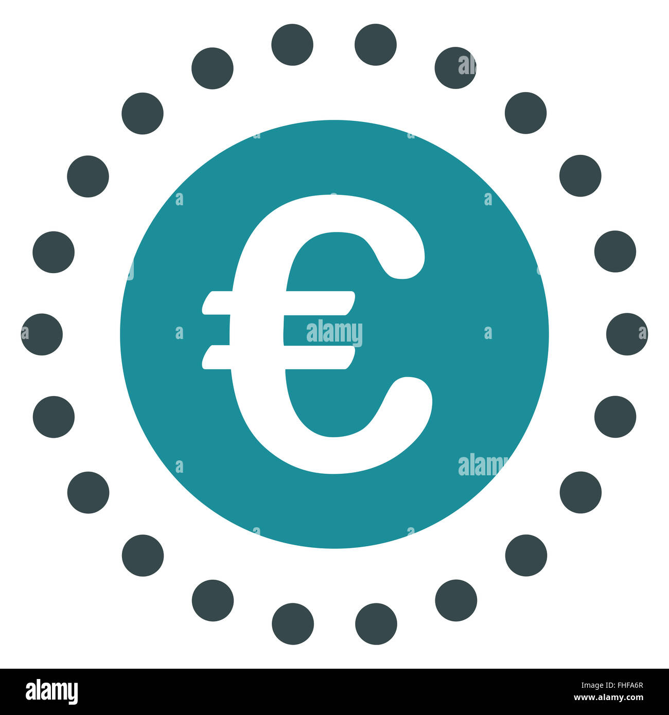 Euro Gold Coin Icon Stock Photo - Alamy