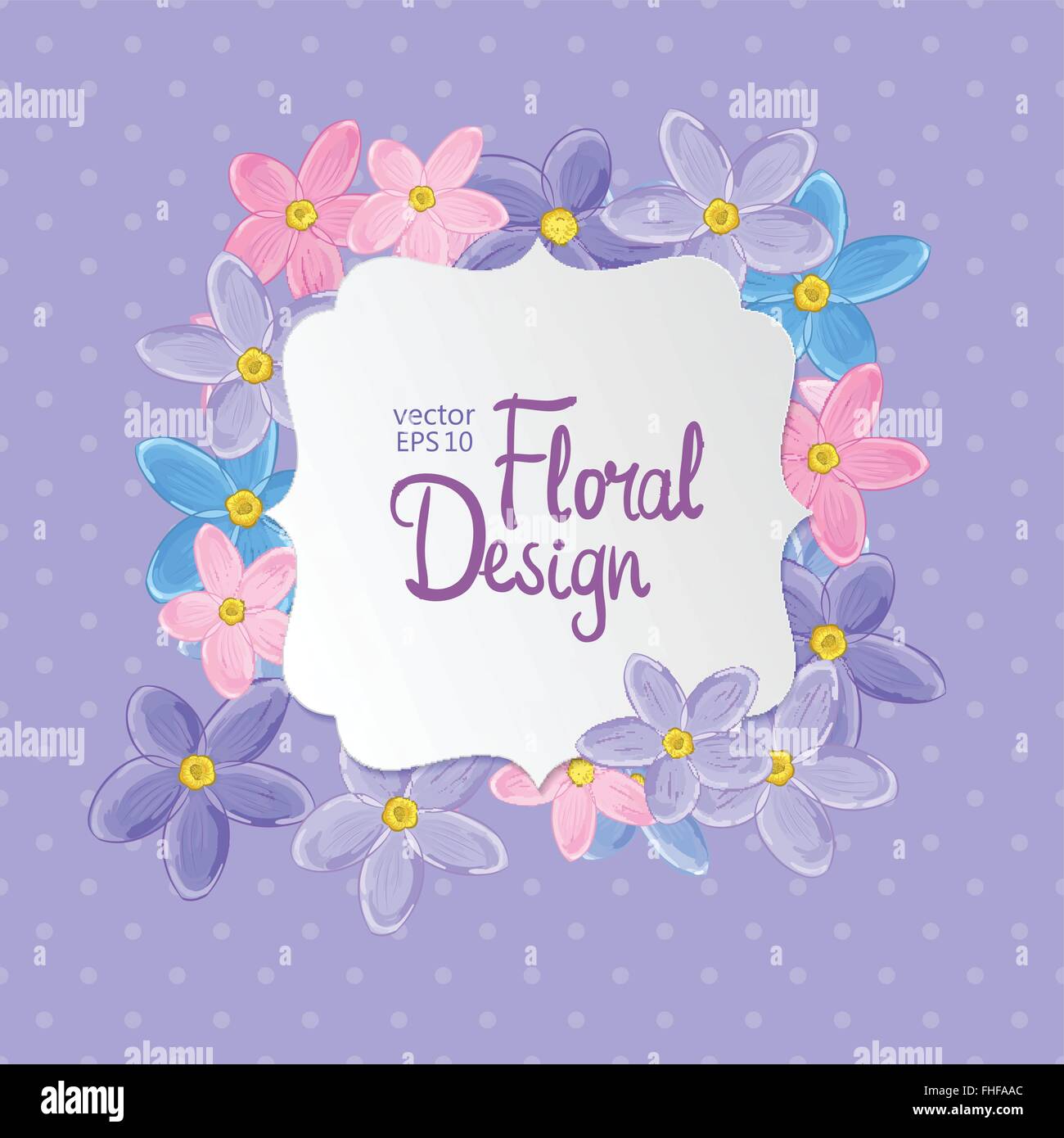 Floral vector frame Stock Vector Image & Art - Alamy