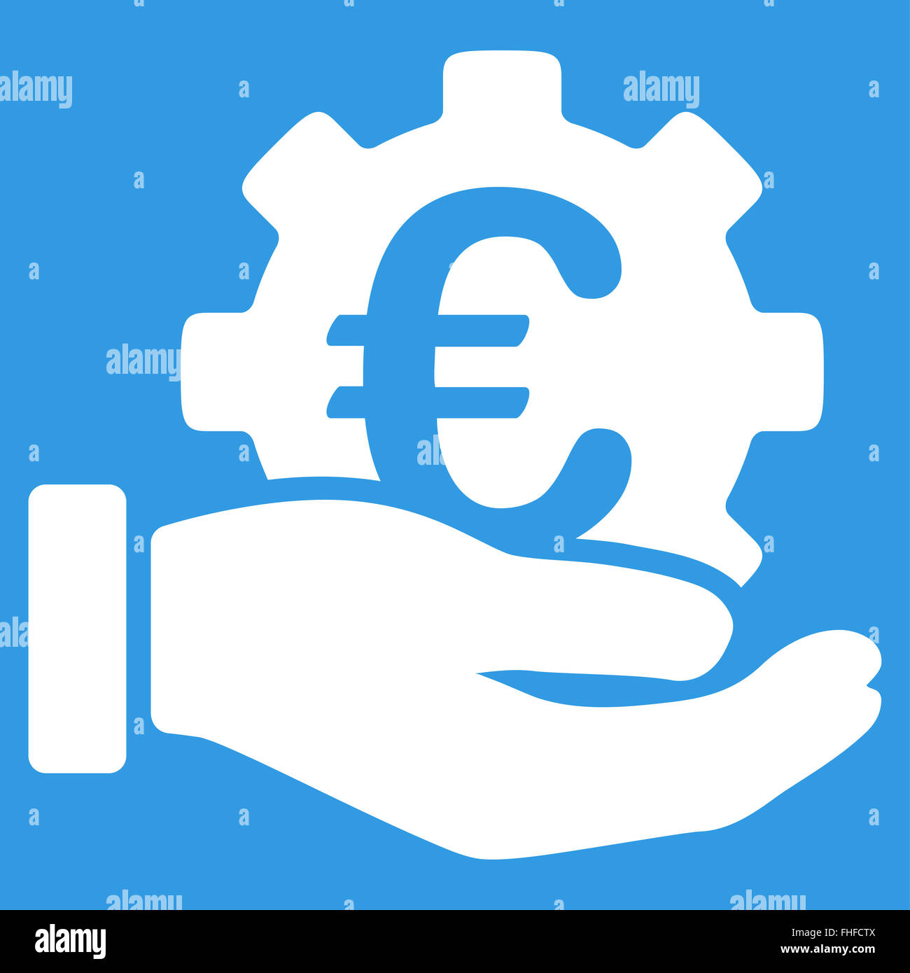 Euro Development Service Icon Stock Photo - Alamy