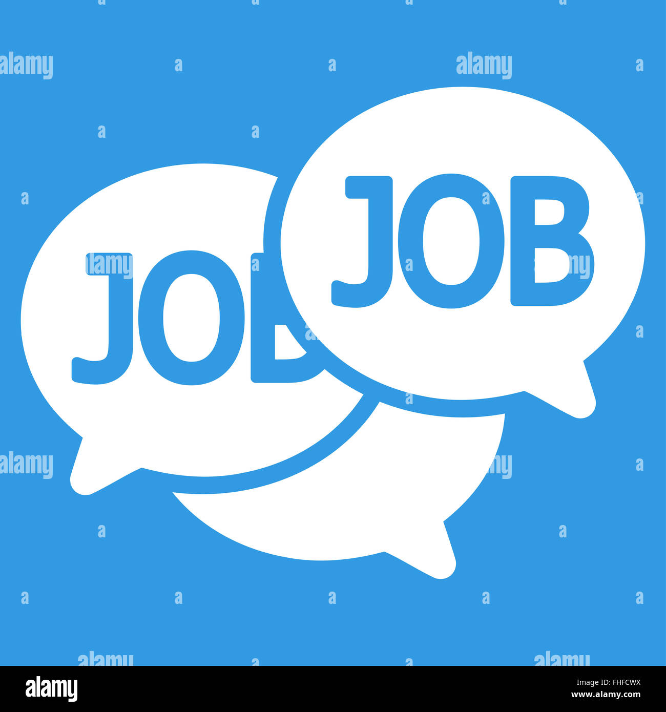Labor Market icon from Business Bicolor Set Stock Photo - Alamy