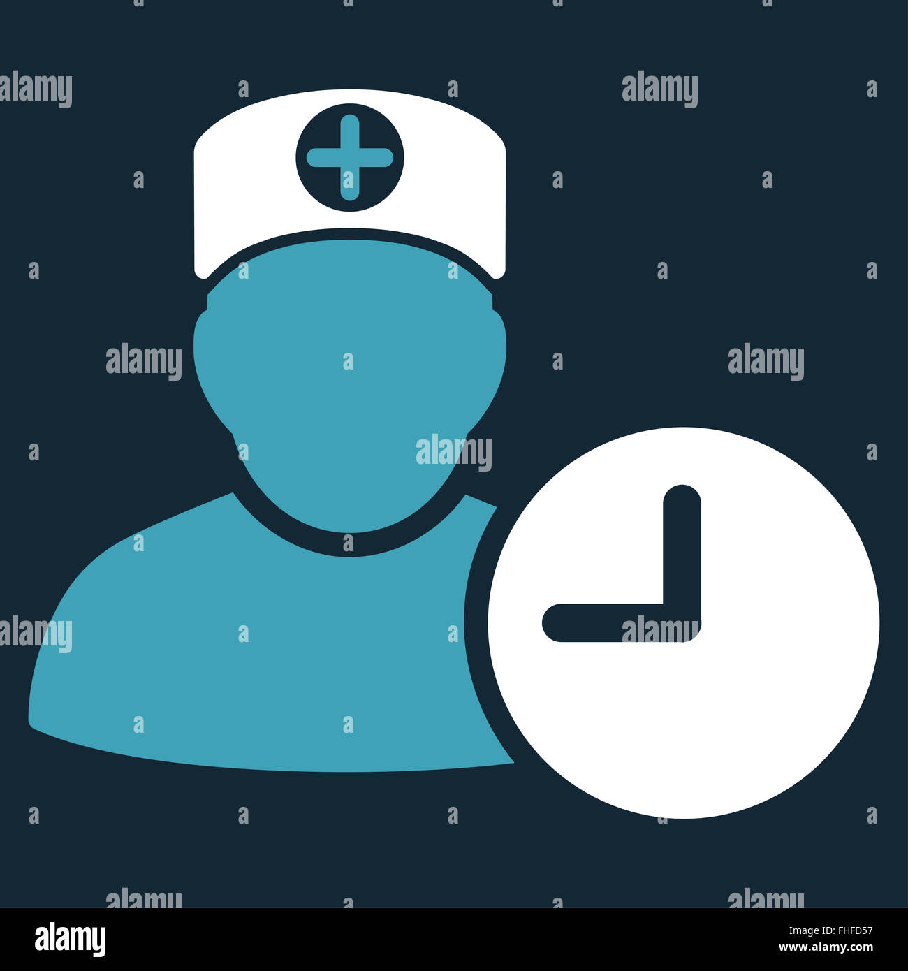 Doctor Schedule Icon Stock Photo - Alamy
