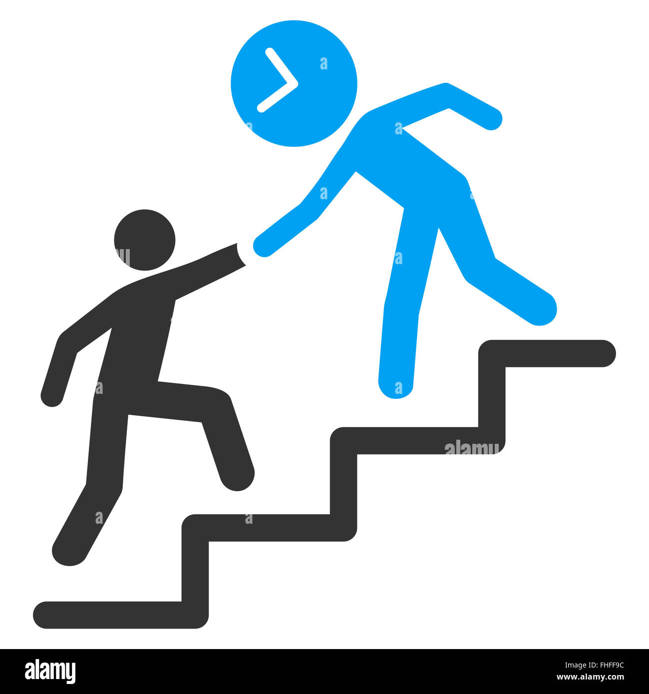 Time Manager Help Icon Stock Photo - Alamy