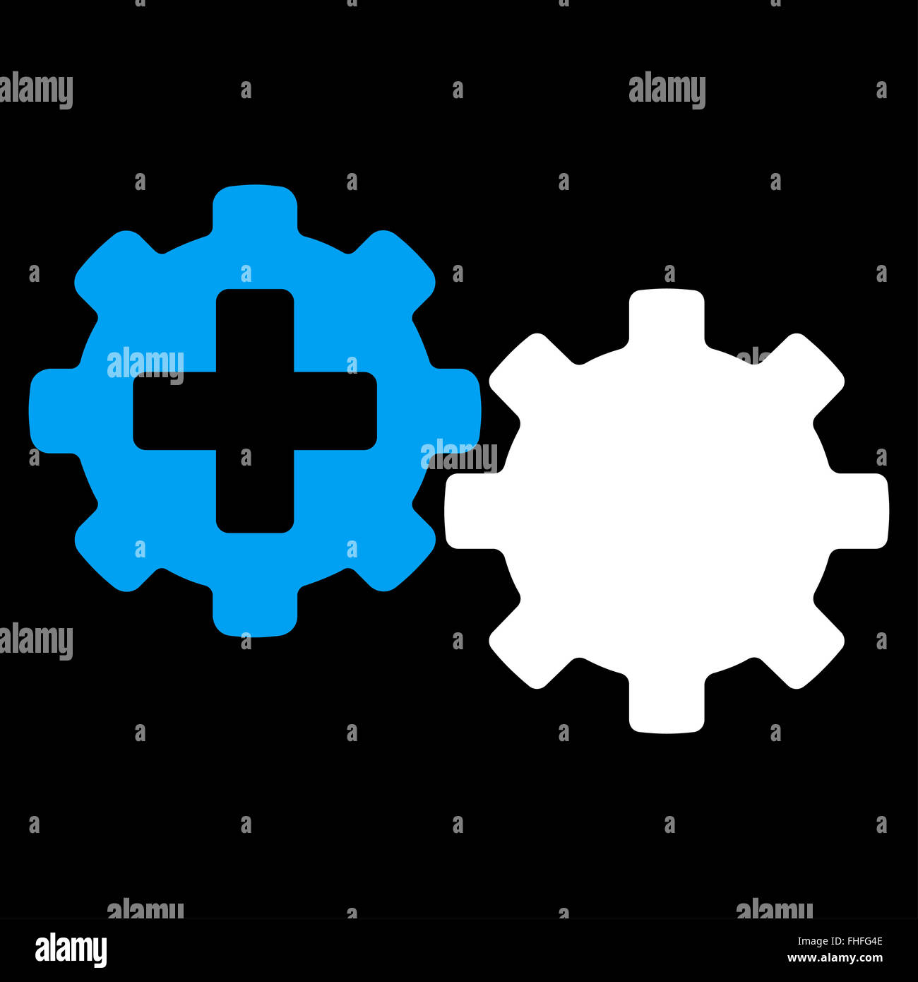 Medical Process Icon Stock Photo - Alamy