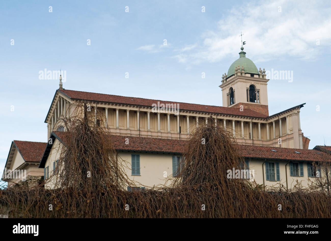 the cathedral, Novara, Piedmont, Italy Stock Photo