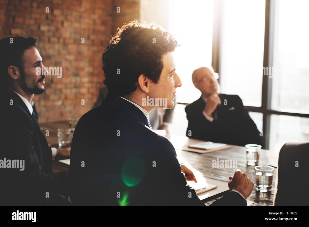 Business People Meeting Conference Brainstorming Concept Stock Photo ...