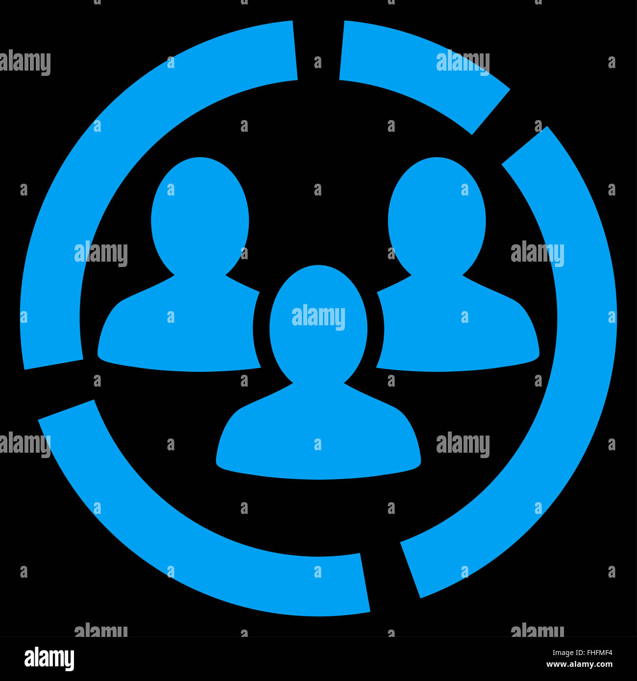 Demography diagram icon from Business Bicolor Set Stock Photo - Alamy