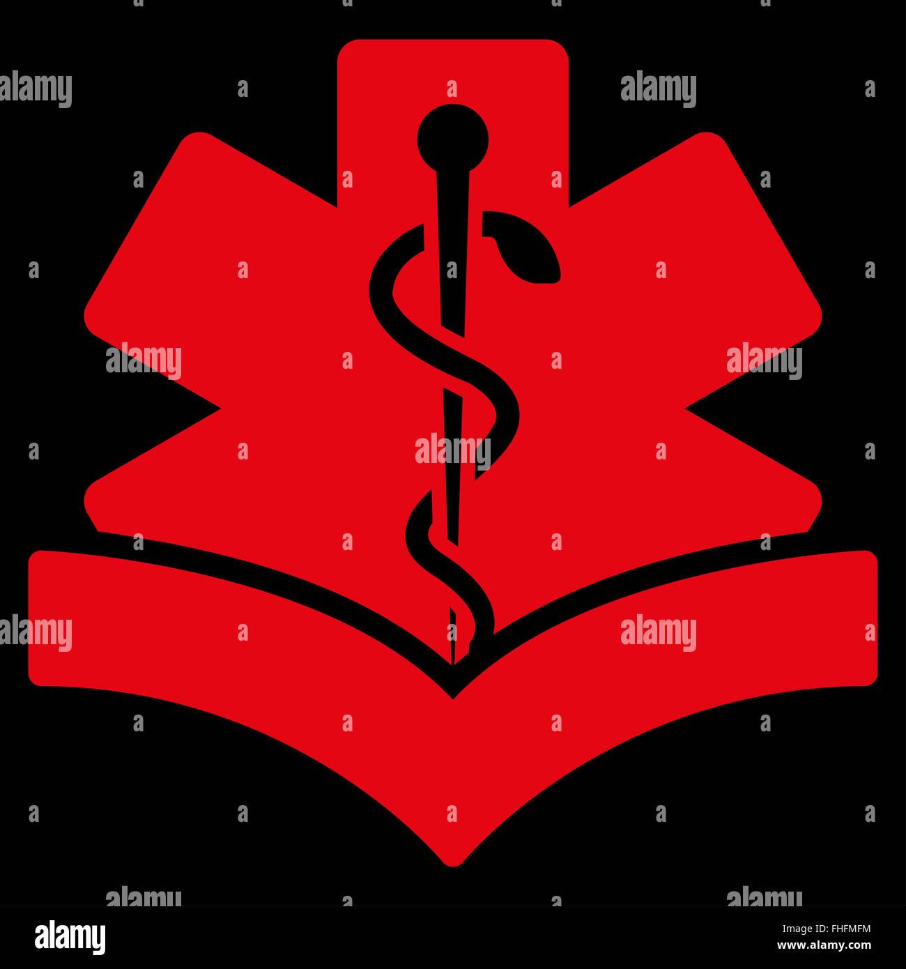 Medical book caduceus symbol hi-res stock photography and images - Alamy