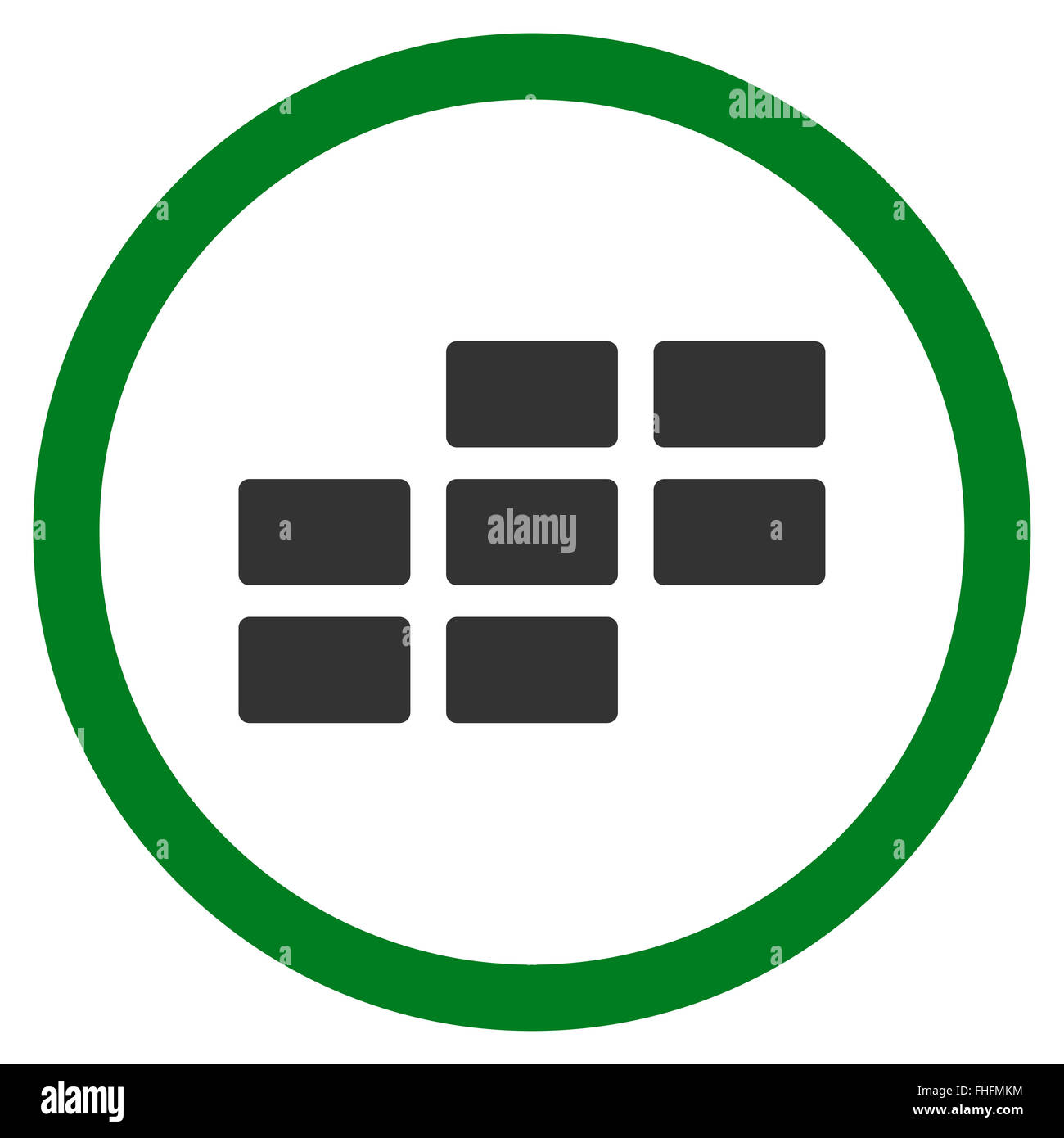 Organizer Grid Icon Stock Photo - Alamy