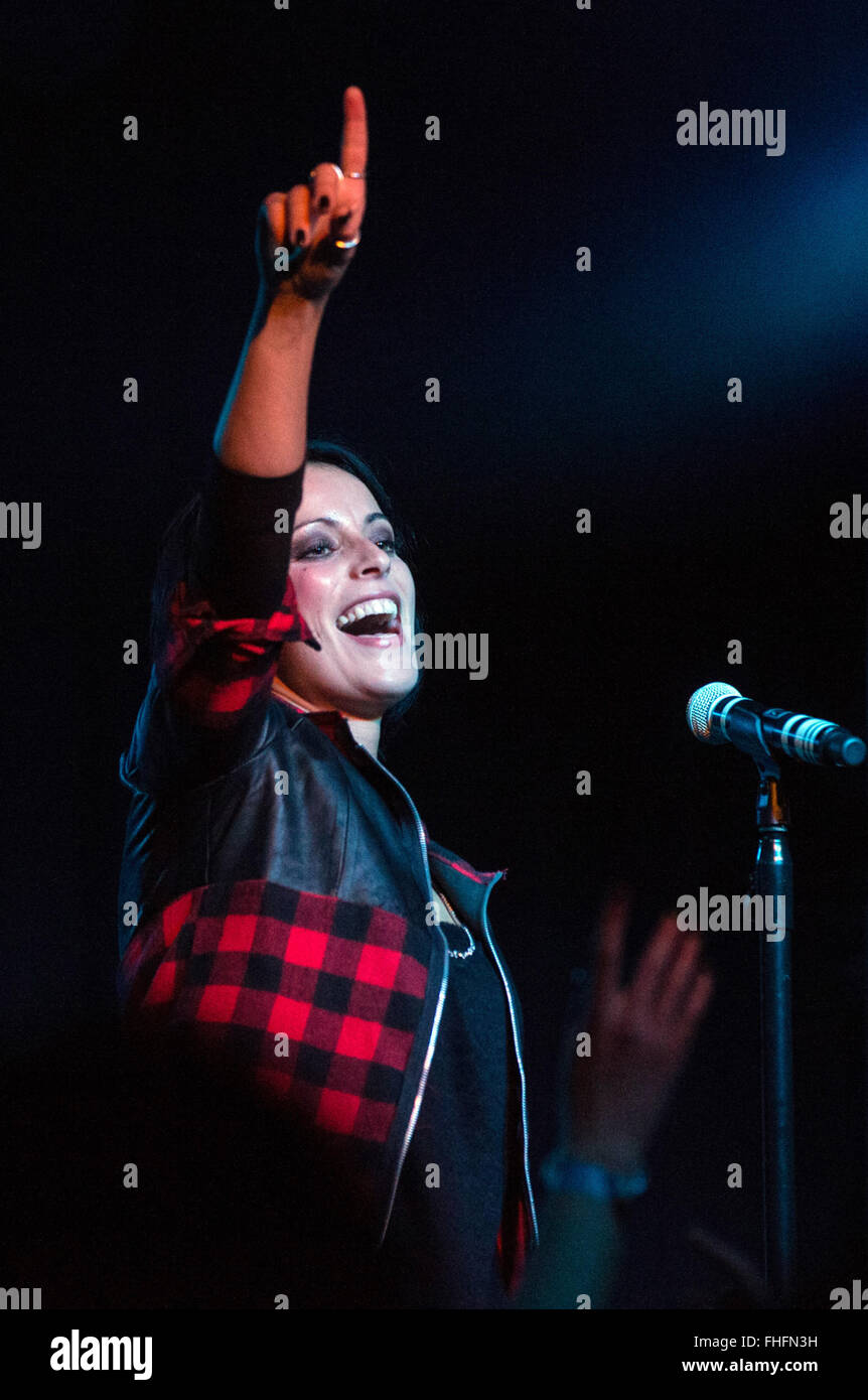 The pop band 'Silbermond' with singer Stefanie Kloss opens their 2016 ...