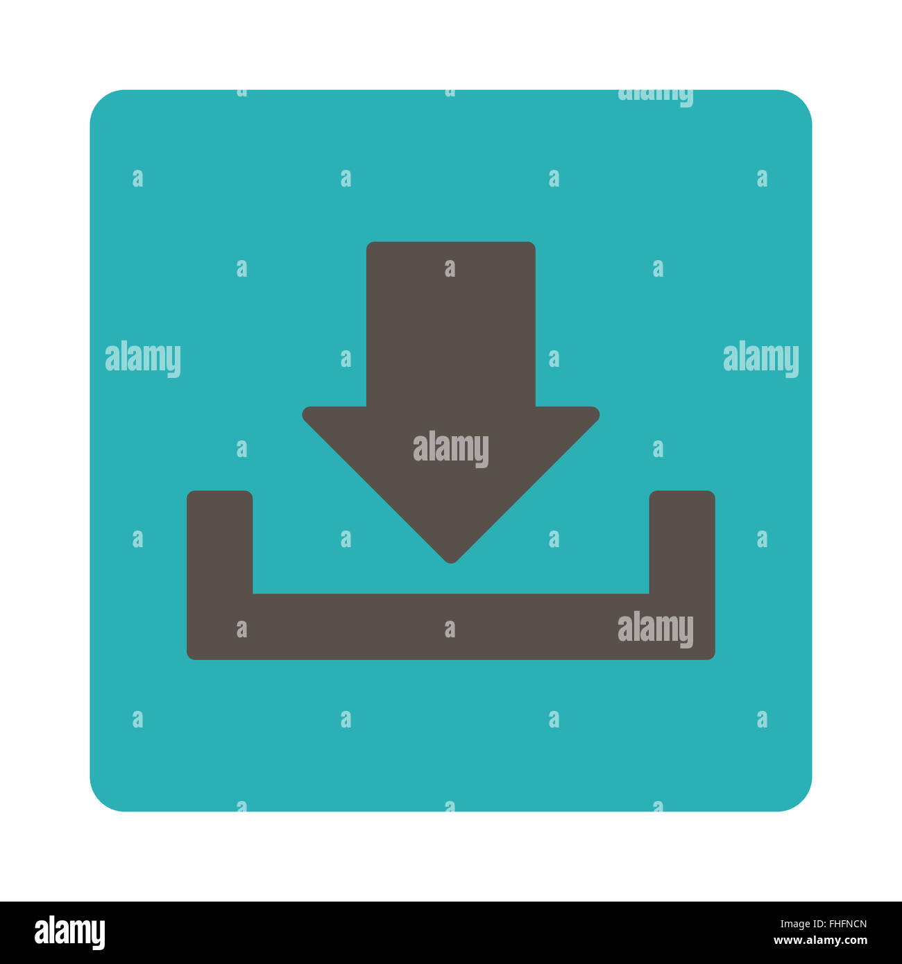 Download flat grey and cyan colors rounded button Stock Photo - Alamy