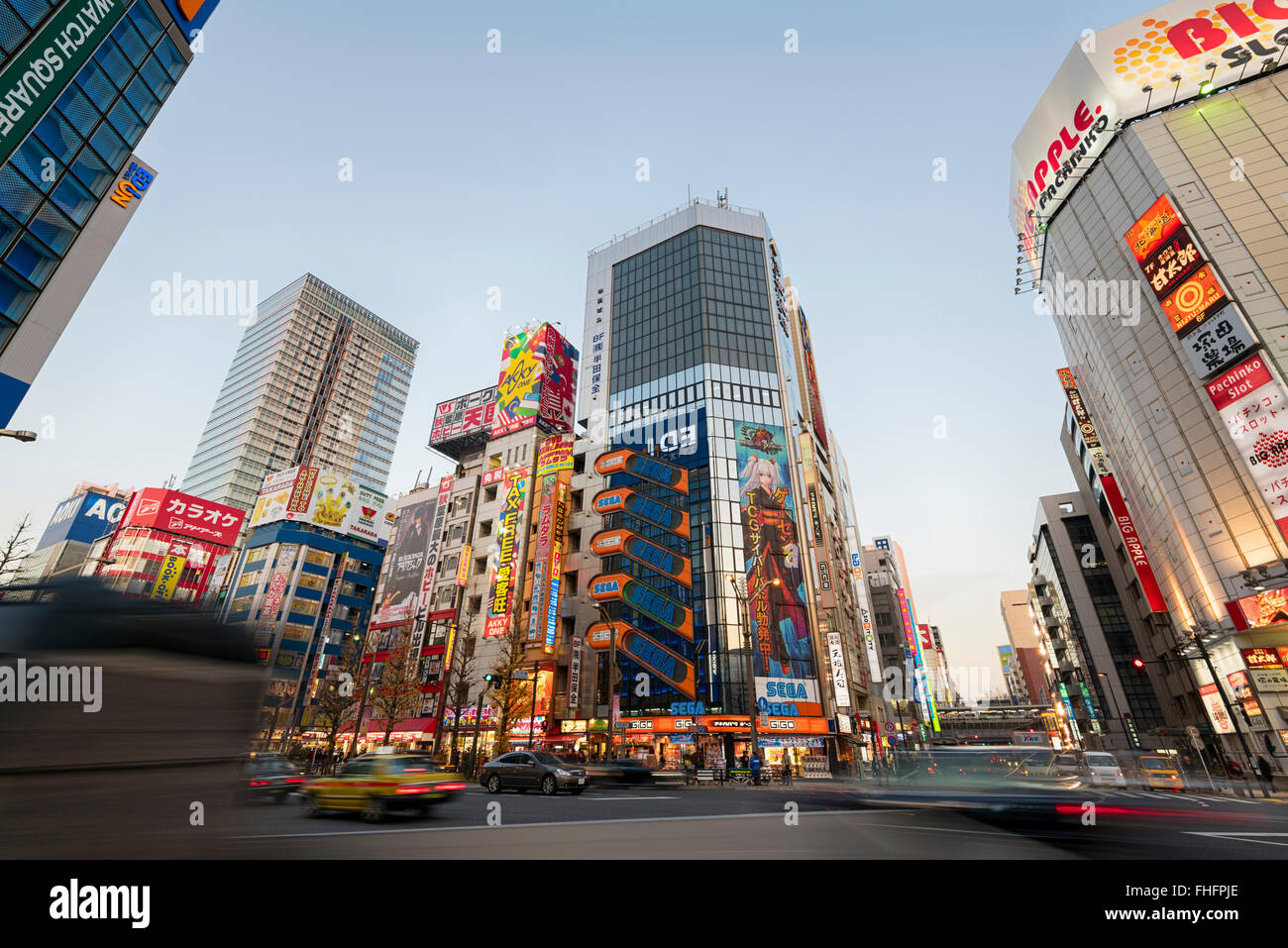 Tokyo Japan January 8 16 Street View Of Akihabara District In Tokyo Japan Akihabara District Is A Shopping Area For Video Games Anime Mang Stock Photo Alamy