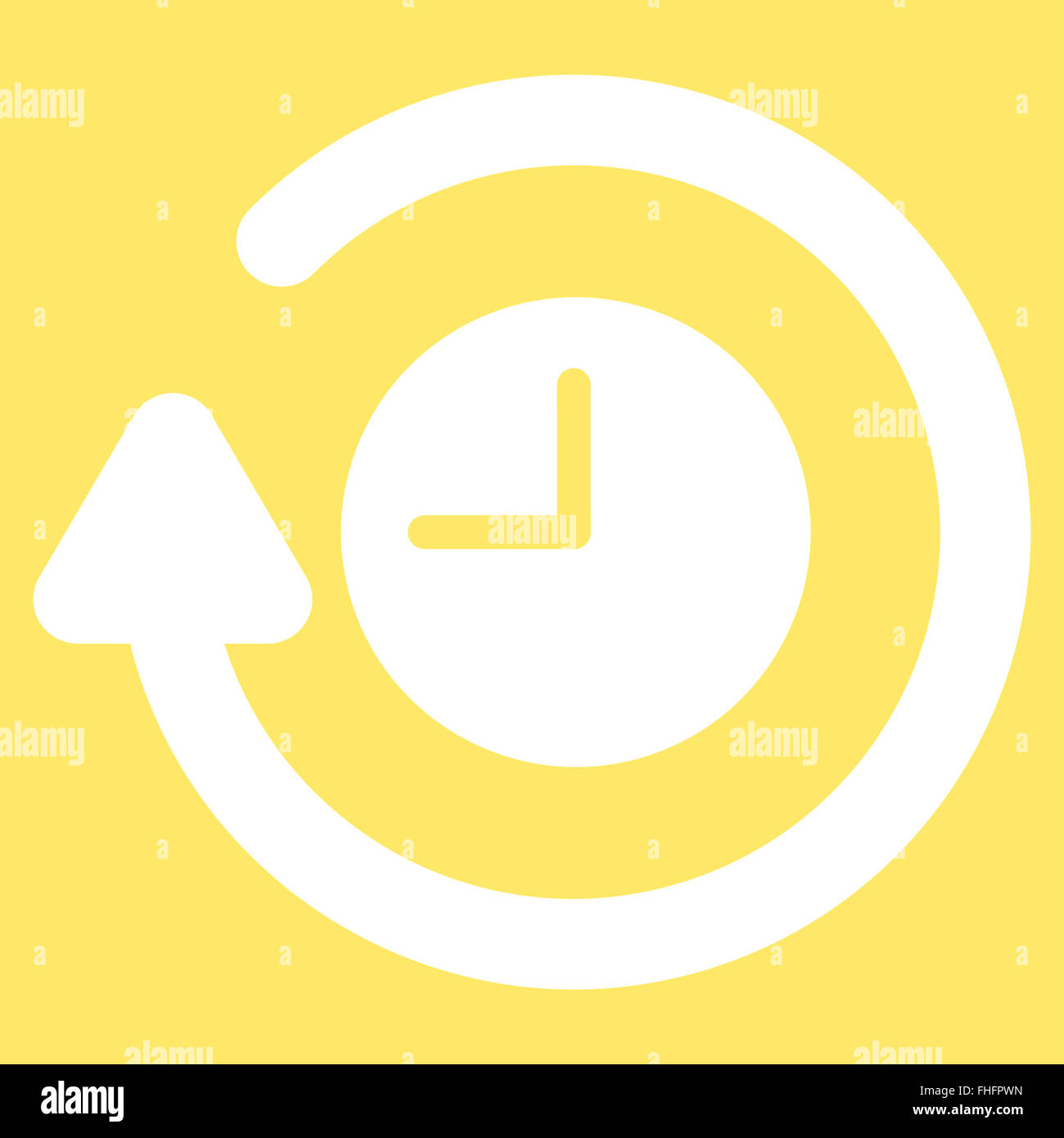 Repeat Clock Icon Stock Photo - Alamy