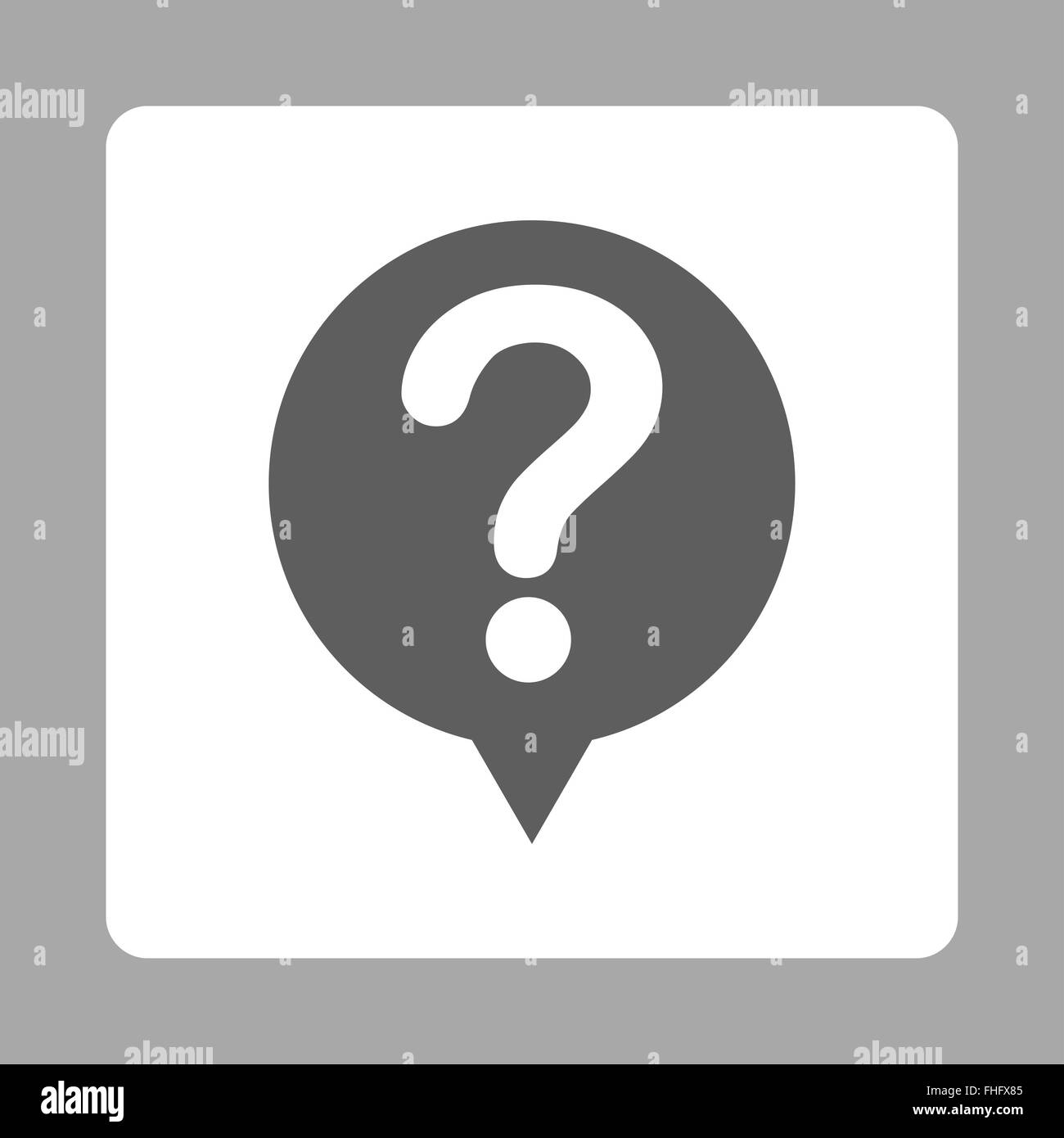 Status flat dark gray and white colors rounded button Stock Photo - Alamy