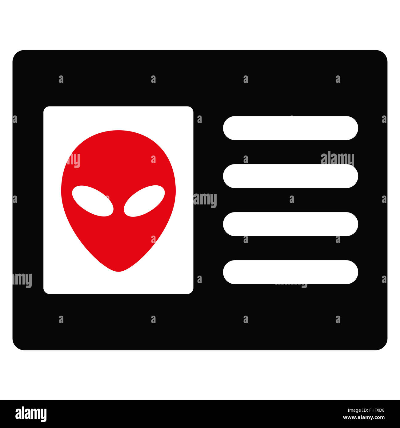 Alien user profile icon hi-res stock photography and images - Alamy