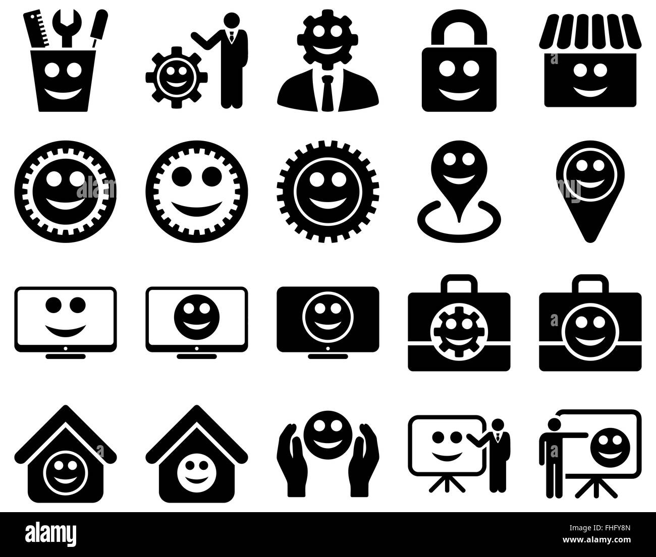 Smiley flag Black and White Stock Photos & Images - Alamy