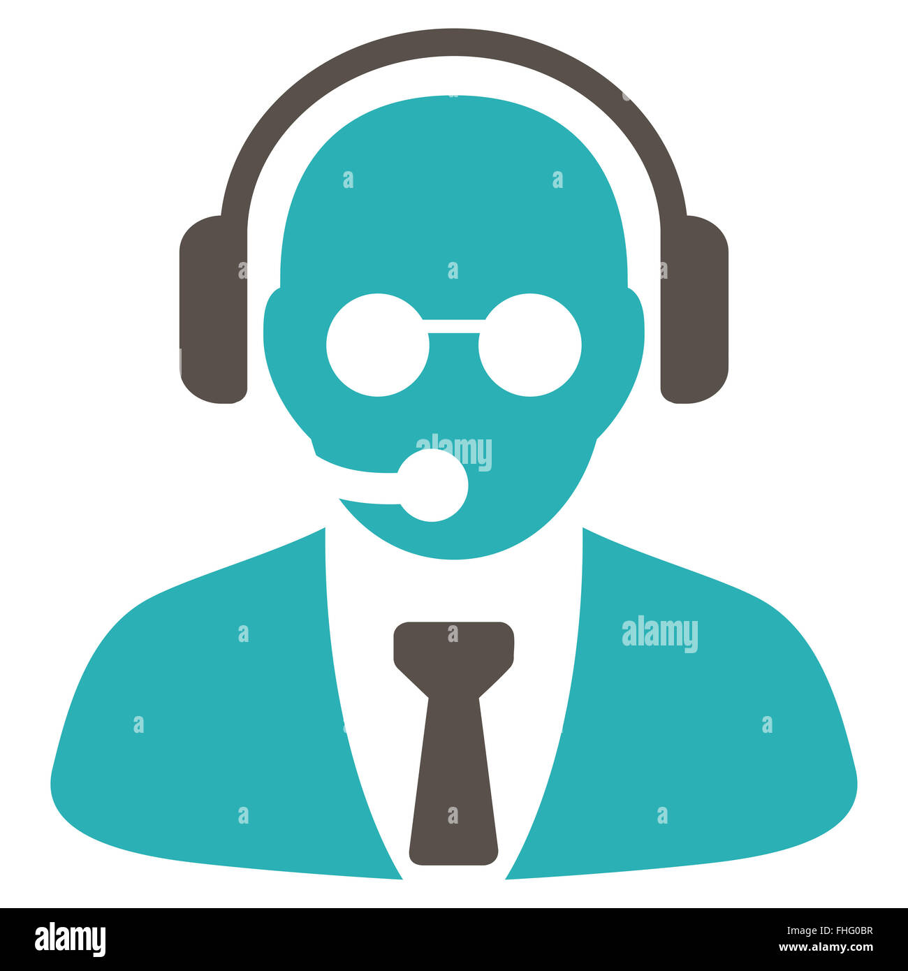 Support Manager Icon Stock Photo - Alamy