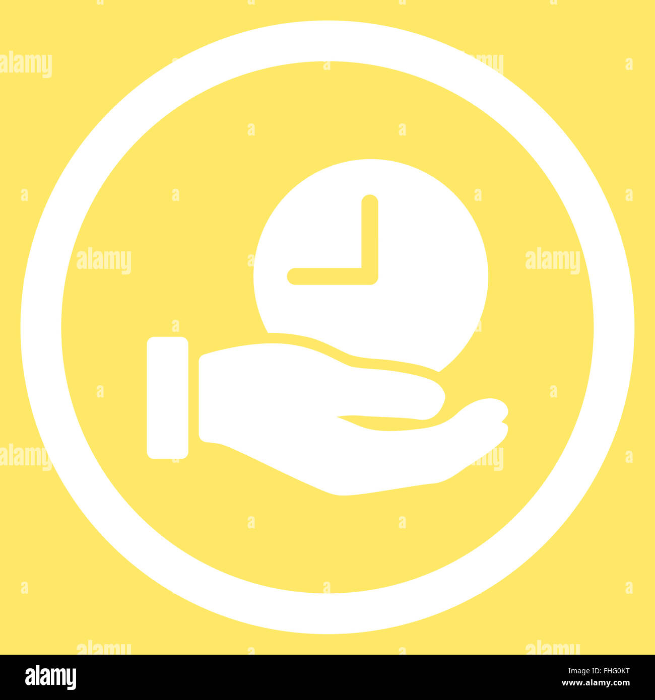 Time Service Icon Stock Photo - Alamy