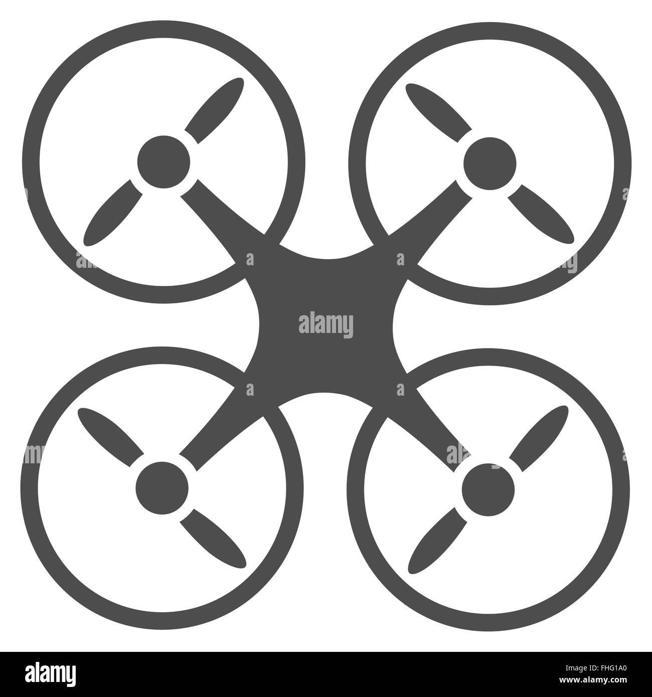 Nanocopter icon from Business Bicolor Set Stock Photo