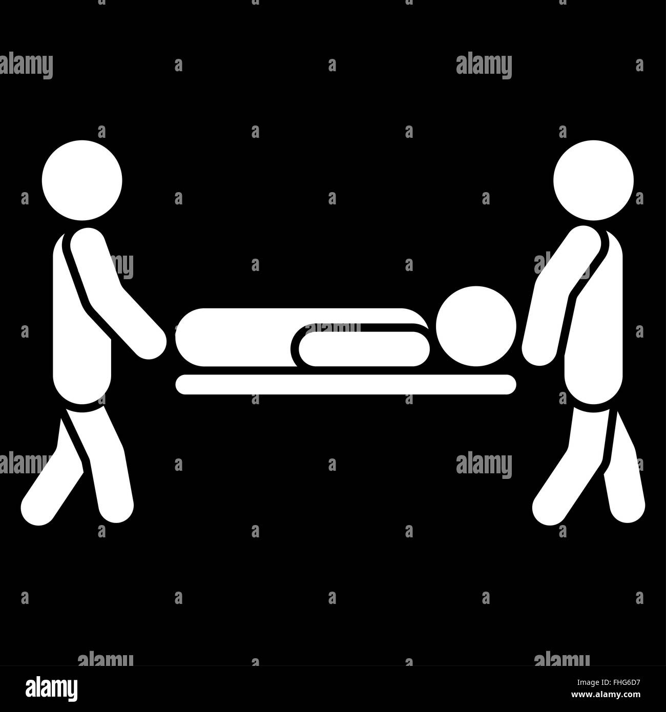 Patient Stretcher Icon Stock Photo Alamy