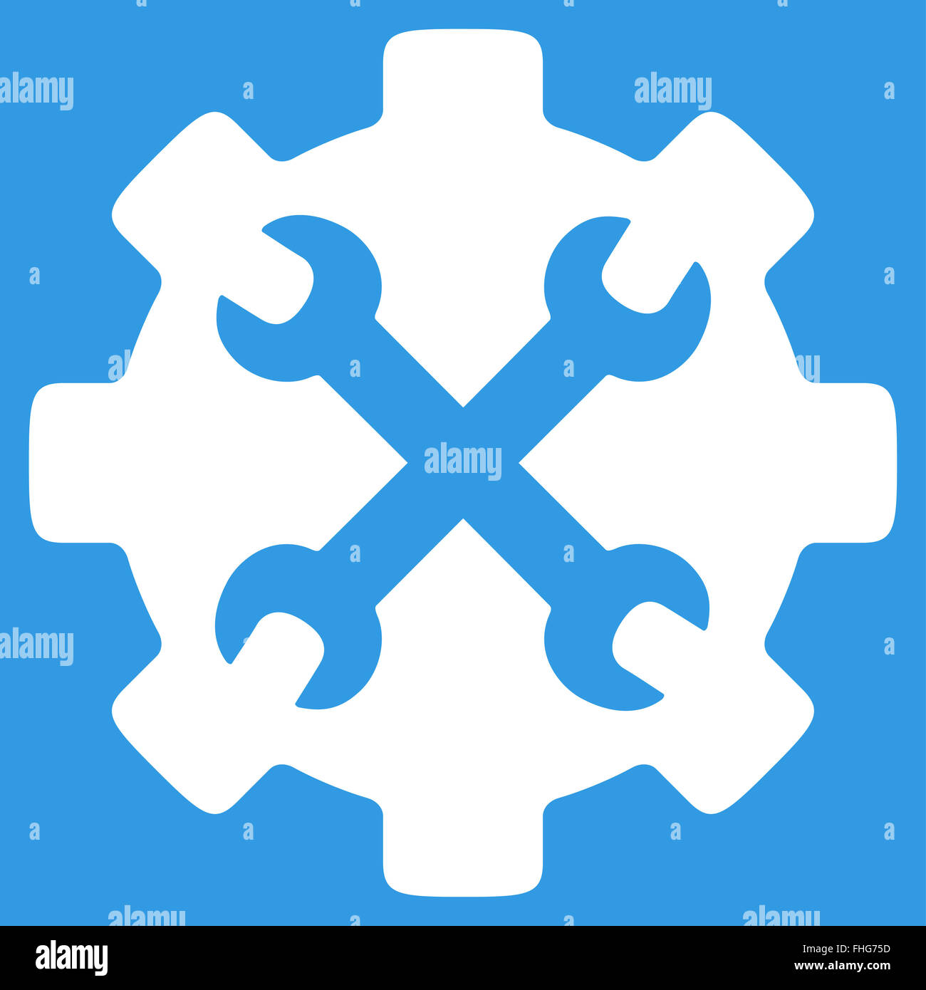 Service Tools Icon Stock Photo - Alamy