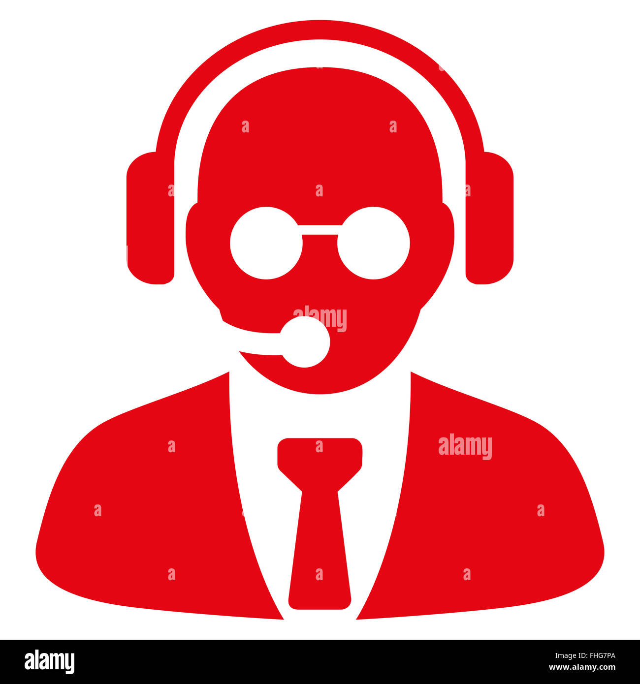 Support Manager Icon Stock Photo - Alamy